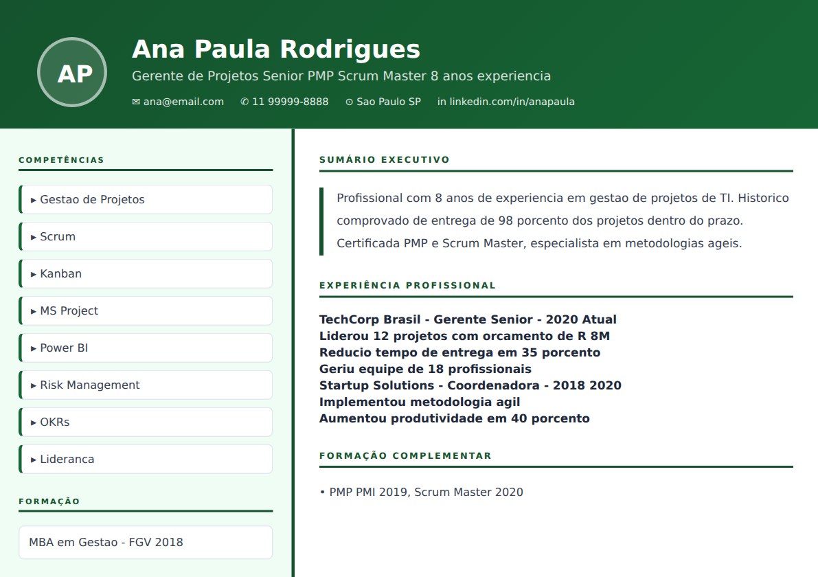 Preview template